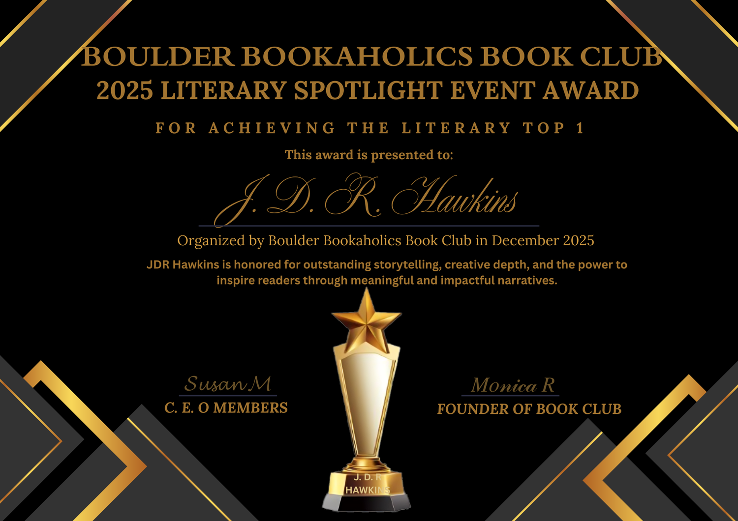 I Received Another Award!