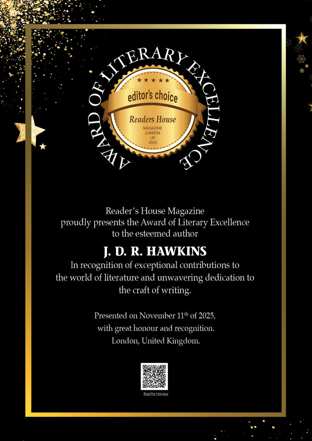 Award and Recognition